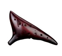 Ocarina 12 Trous Professionnel Débutant Alto C Petit Instrument Avec Matériel Pédagogique(Rounded corners)