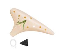 Ocarina à 12 trous avec des tonalités riches et une construction légère en résine pour les amateurs de musique et les interprètes, cadeau pour musiciens