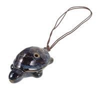 Ocarina à 6 Trous en Céramique, Tortue, pour Débutants | Instrument Portable Facile à Prendre en Main, Surface Lisse sans Bavure, Cours de Musique Scolaire