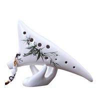 Ocarina alto 12 trous en céramique clé en do instrument pour débutant ocarina Professionnel(2)