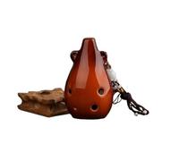 Ocarina Alto À 6 Trous En Clé De Fa Instrument De Musique Classique Fait À La Main Performance Musicale Professionnelle(3/4)