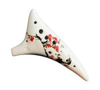 Ocarina C en céramique à 12 trous pour débutants - Instrument de musique professionnel - Instrument de musique en céramique