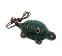 Ocarina chinois authentique en céramique à 6 trous pour l'éducation musicale et les amateurs de culture, ocarina professionnel en céramique