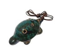 Ocarina chinois professionnel fabriqué à la main à partir de céramique avec 6 trous, idéal pour les amateurs de musique classique et les débutants Ocarina d'exécution de ton C