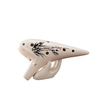 Ocarina clé en do 12 trous AC débutants introduction pratique instrument de musique moyen ocarina Professionnel(3)