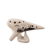 Ocarina clé en do 12 trous AC débutants introduction pratique instrument de musique moyen ocarina Professionnel(5)