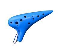 Ocarina débutants Ocarina Alto 12 Trous En Do Majeur Instrument De Performance Professionnelle Et Pratique Pour Débutant Bleu