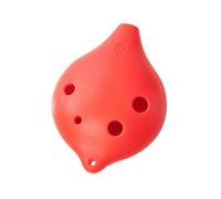Ocarina débutants Ocarina En Résine À 6 Trous Bouche Courte Forme Plate Clé Alto C Instrument Pour Débutant