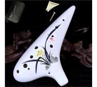 Ocarina débutants Ocarina Professionnel À 12 Trous Pour Adultes Petit Portatif Réglage AC Pour Débutants(Orchid)