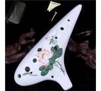 Ocarina débutants Ocarina Professionnel À 12 Trous Pour Adultes Petit Portatif Réglage AC Pour Débutants(Lotus)