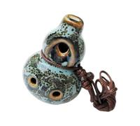 Ocarina d'entraînement à 6 trous C, petit instrument en céramique avec cordon pour cours d'introduction et entrée de voyage, Ocarina en céramique instrument à vent pour l'école, la musique, les