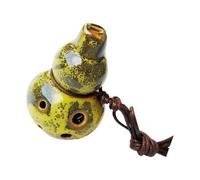 Ocarina d'entraînement à 6 trous C, petit instrument en céramique avec cordon pour cours d'introduction et entrée de voyage, Ocarina en céramique instrument à vent pour l'école, la musique, les