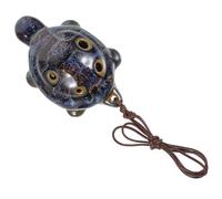 Ocarina en Céramique à 6 Trous, Forme Tortue pour Débutant | Finition Soignée, Facile à Souffler Tenir, Format Portable, pour Garçon et Filles et Apprentissage Musical