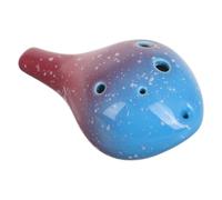 Ocarina en Céramique à 6 Trous, Instrument Musical pour Débutants | Tons Profonds, Réglage Facile, pour Garçon et Filles et Adultes, Solo ou Scène, Petit Format