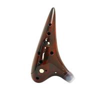 Ocarina En Céramique Instrument Ocarina Alto AC Pour Débutant Douze Trous Clé En Do(3)
