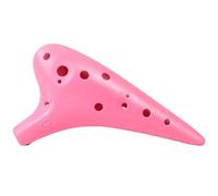 Ocarina Flûte Ocarina En Plastique À 12 Trous Pour Mélomanes Et Débutants Instrument À Vent(Pink)