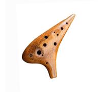 Ocarina Instrument ocarina professionnel en bois pour débutants, alto accordé en do et accordé en courant alternatif à 12 trous
