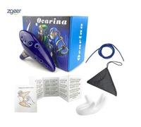 Ocarina - Legend of Zelda - Céramique - 12 Trous - 16x10x4.5 cm - Instrument de Musique