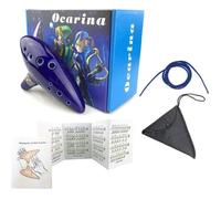 Ocarina - Legend of Zelda - Triforce - 12 Trous - Céramique - Instrument de Musique