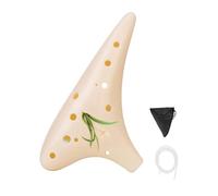 Ocarina musical à 12 trous, corps léger en résine, offre des tons chauds pour les en classe ou en extérieur, portable léger, instrument à vent en résine Ocarina de voyage, résine sûre