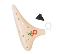 Ocarina musical à 12 trous - Corps léger en résine - Pour des tons chauds pour les salles de classe ou les spectacles en plein air - Ocarina en résine de qualité concert