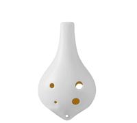 Ocarina Ocarina 12 Trous En Do Alto Instrument De Performance Pour Débutant(White)