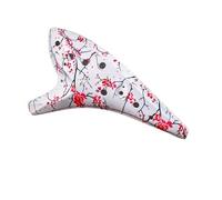 Ocarina Ocarina 12 trous for élève de primaire, alto, tonalité en do majeur, imitation bois, résine, anti-chute, niveau débutant(Color 3)