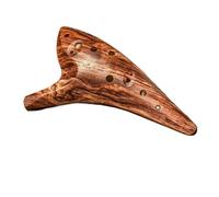 Ocarina Ocarina 12 trous for élève de primaire, alto, tonalité en do majeur, imitation bois, résine, anti-chute, niveau débutant(Color 4)