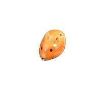 Ocarina Ocarina 6 Trous, Bijou Fait Main, Dessin Animé, Petit Lapin Blanc, Personnalité Culturelle Et Créative(Orange)