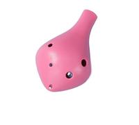 Ocarina Ocarina Alto 6 Trous En Do À Longue Bouche Instrument De Jeu De Flûte À Six Trous En Résine Pour Débutant Et Professionnel(Pink)