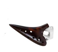 Ocarina Ocarina Alto A/C 12 trous pour débutant | Ton riche et complet, durable, léger et portable(Brown)