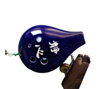 Ocarina Ocarina Alto Do À Six Trous Pour Débutant Instrument Droit En Do Bleu(Meditation)