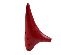 Ocarina Ocarina Alto En Do 12 Trous En Résine Et Plastique Instrument De Musique Pour Adulte(Red)