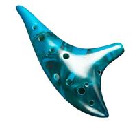 Ocarina Ocarina alto en do majeur à 12 notes | Large gamme, apparence élégante, ton clair et complet(Green)