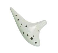 Ocarina Ocarina alto en do majeur à 12 notes | Large gamme, apparence élégante, ton clair et complet(White)