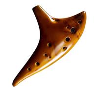Ocarina Ocarina alto majeur de type performance à 12 notes | Large gamme, apparence élégante, ton clair et complet(Yellow)