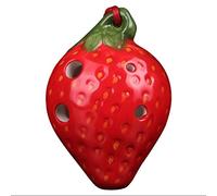 ocarina, Ocarina créatif en terre cuite à 4 trous forme de fruit, boîte d'emballage, cordon et matériel pédagogique