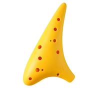 Ocarina Ocarina En Plastique 12 Trous AC Pour Débutants Touche Alto En Do Instrument Professionnel D'entrée De Gamme(Yellow)