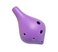 Ocarina Ocarina En Résine 6 Trous AC Alto C Accordage Plastique Guide Du Débutant Antichute Et Instrument De Jeu Antichute(Purple)