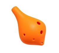 Ocarina Ocarina En Résine 6 Trous AC Alto C Accordage Plastique Guide Du Débutant Antichute Et Instrument De Jeu Antichute(Orange)