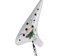 Ocarina Ocarina Fumé Professionnel À 12 Trous Clé De Sol Aiguë Instrument Pour Débutant(Lotus)