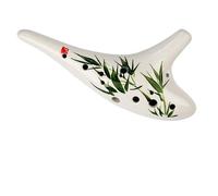 Ocarina Ocarina Pour Débutant En Bambou Peint Avec Fissures De Glace Émaillées, 12 Trous, Ton Moyen, Accordage AC