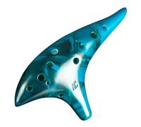 Ocarina Ocarina professionnel à 12 trous en do central stable idéal comme cadeau pour adultes(Blue)