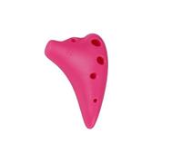 Ocarina Ocarina Six Trous En Do Aigu En Résine ABS Pour Débutant Petit Ocarina En Plastique SC(Pink)
