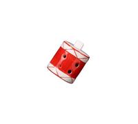 Ocarina Ornements D'instruments De Musique Ocarina De Dessin Animé À 6 Trous Pour Tambour Et Fifre Adaptés Aux Mélomanes(Red)