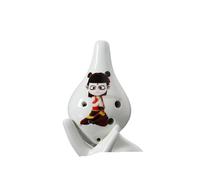 Ocarina Petit Instrument Ocarina Nezha À Longue Bouche À 6 Trous Pour Débutants Entrée Pittoresque Souvenir Touristique(Boxing)