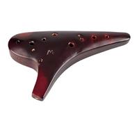 Ocarina Professionnel 12 Trous Alto Clé En Do Pour Adulte Débutant Petit Instrument Portable D'entraînement(Transparent Lacquer)