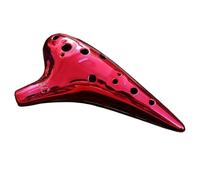 ocarina Professionnel Ocarina 12 trous alto en do professionnel pour débutant(Red)
