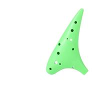 ocarina Professionnel Ocarina Alto 12 Trous Accordage AC Performance Débutante Enseignement Instrument D'introduction(Green)