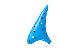 ocarina Professionnel Ocarina Alto 12 Trous Accordage AC Performance Débutante Enseignement Instrument D'introduction(Blue)